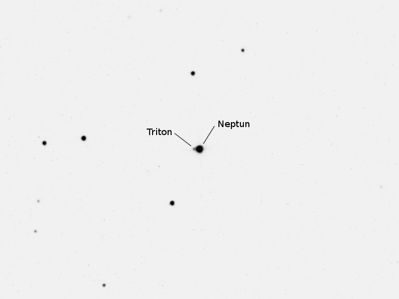 Neptun mit Triton